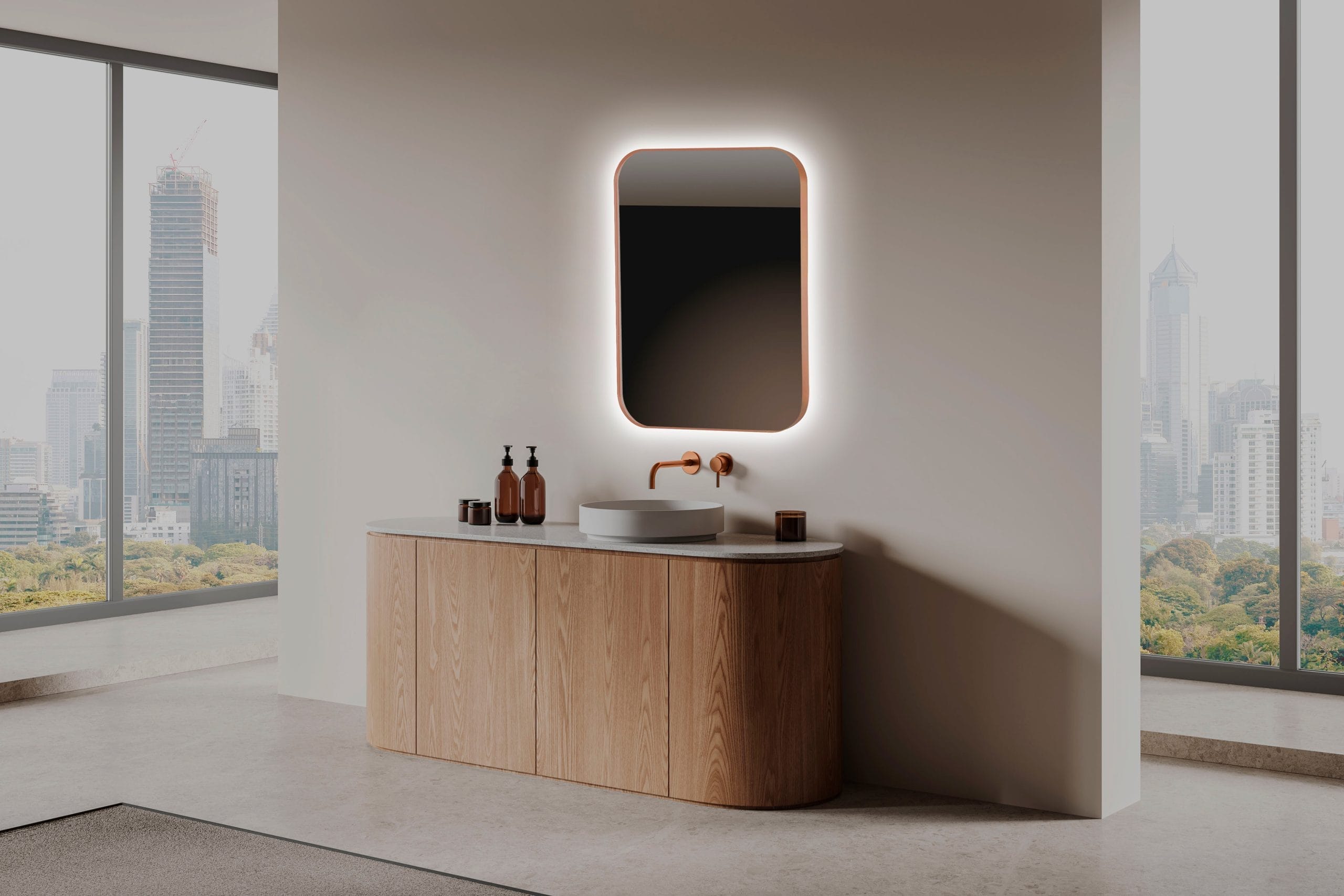 Cadaques - Espejo de Baño con Luz