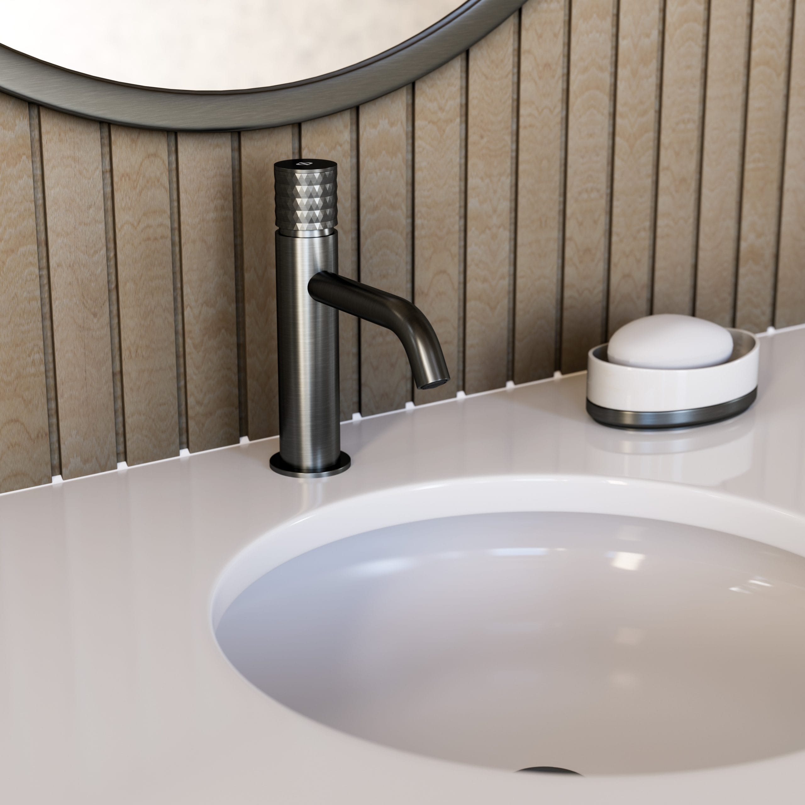 GME HELIOS Caño Bajo - Grifo de Lavabo Caño Bajo