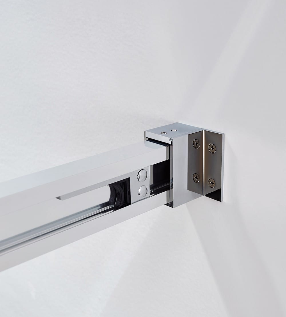 Mampara de Ducha Corredera Basic 2 Fijos + 2 Puertas Correderas