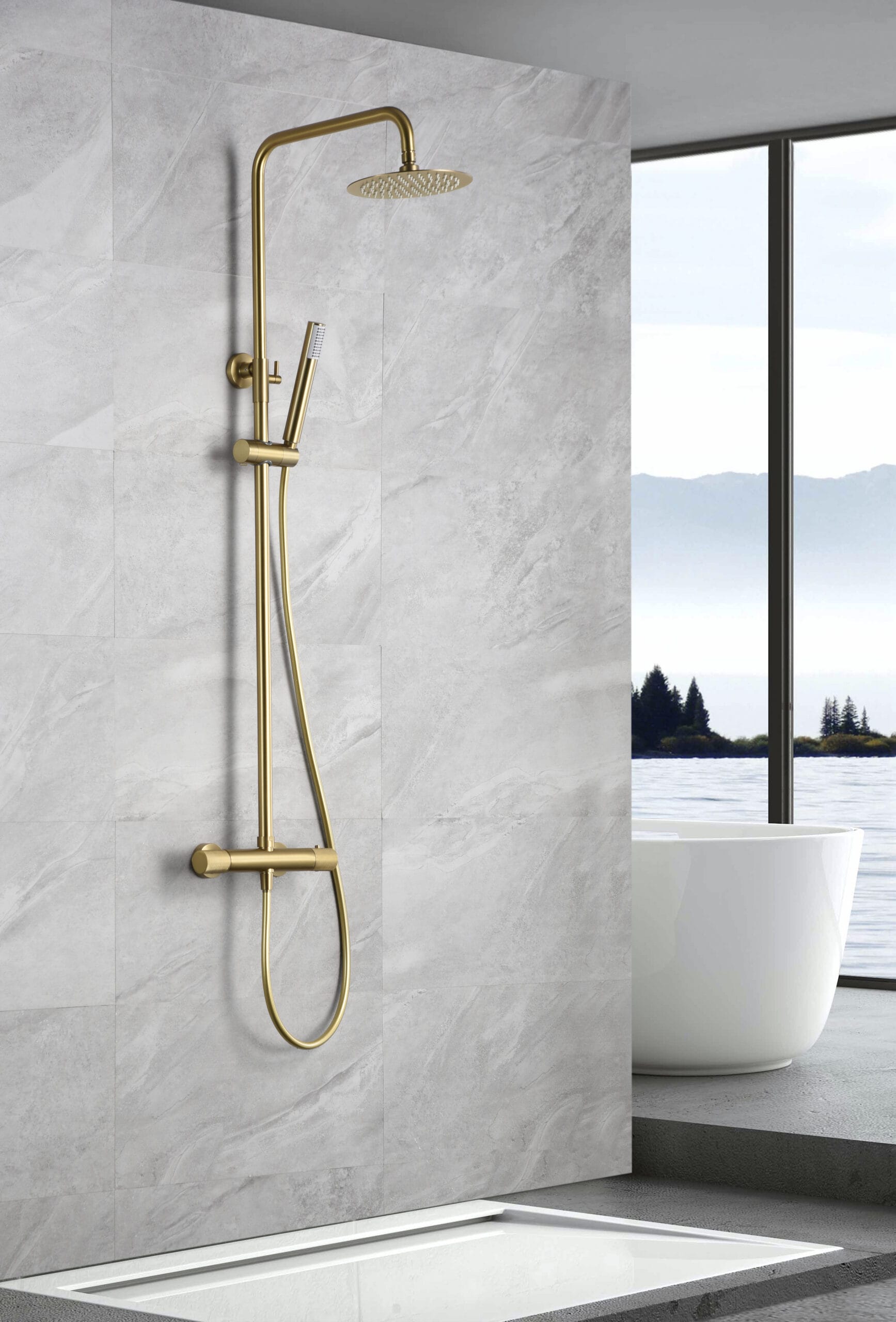 IMEX Line - Columna de ducha termostática