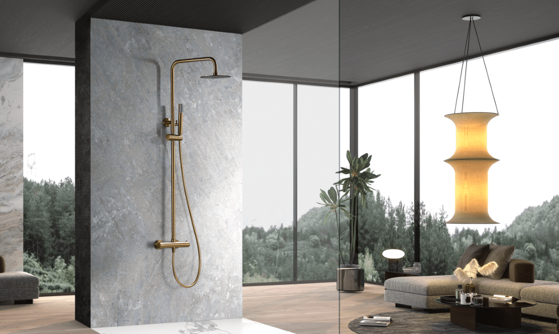 IMEX Génova - Columna de ducha termostática