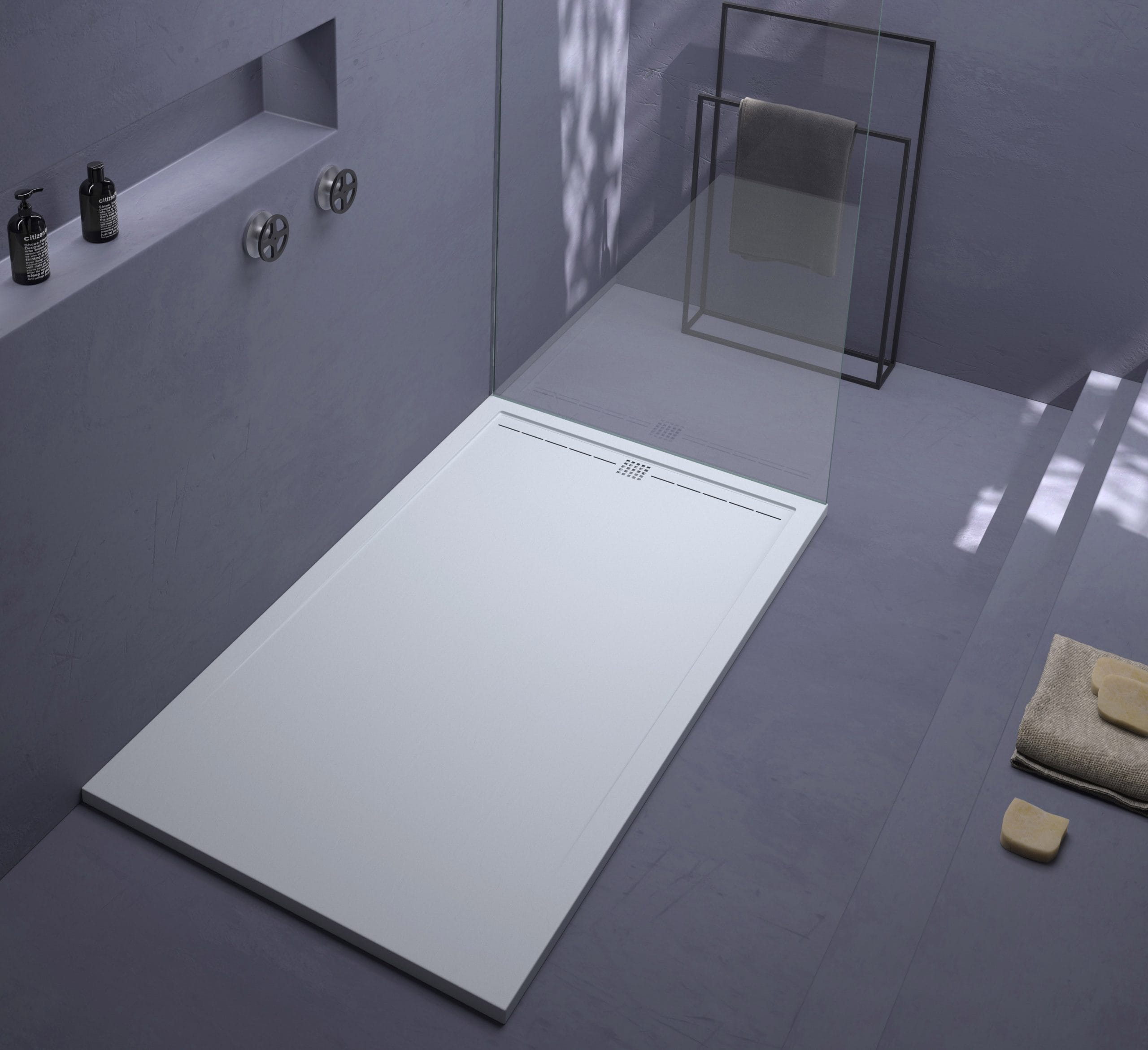 Plato de Ducha de Resina Florencia