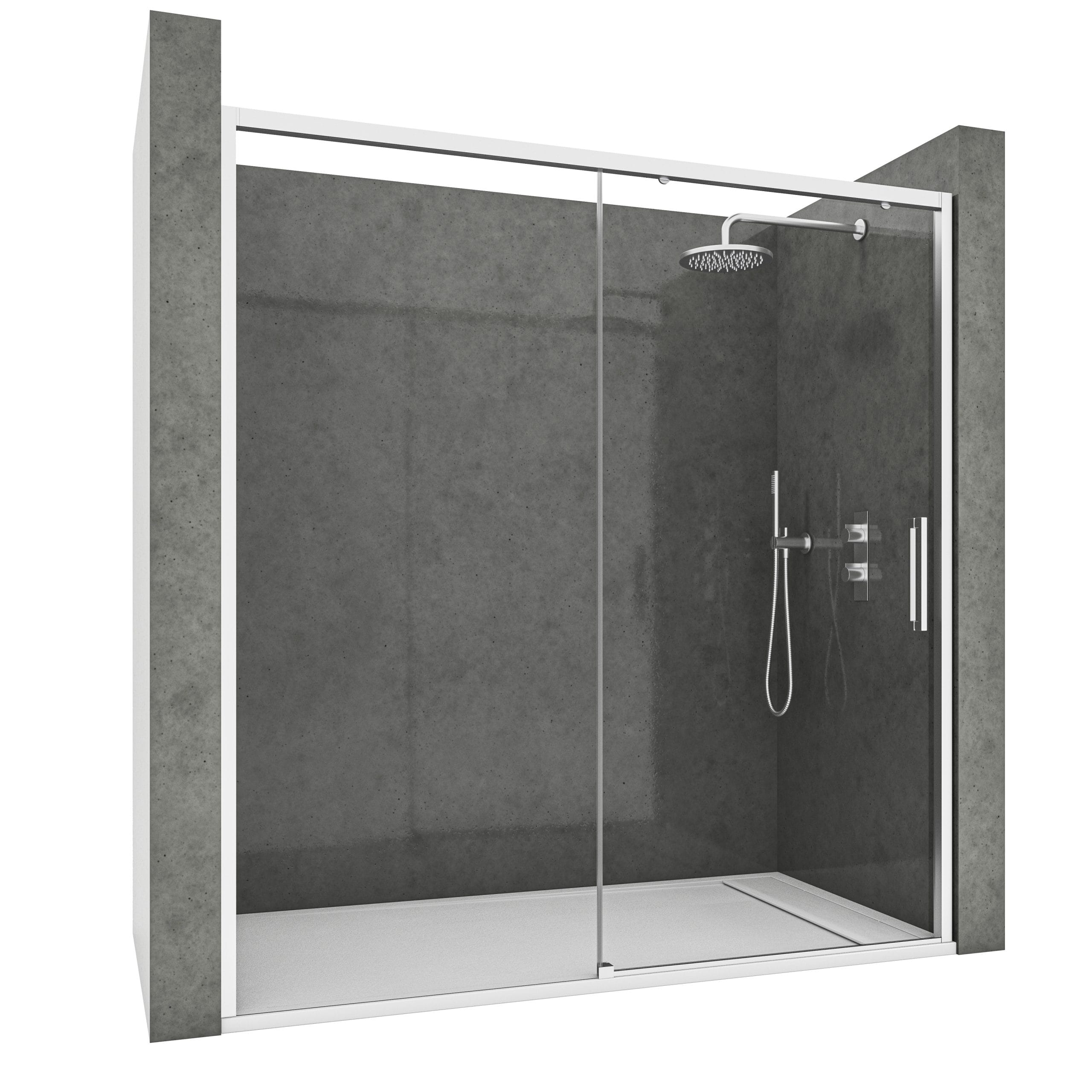 Madrid 1P - Mampara de Ducha Corredera de 1 puerta