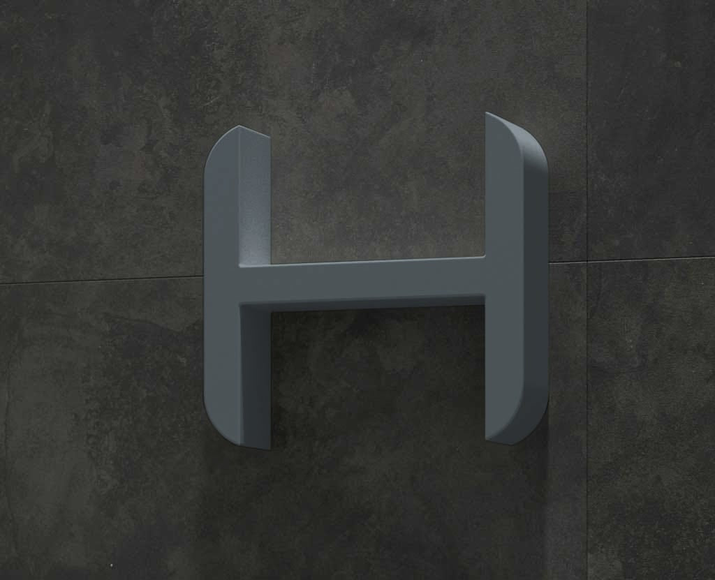 Estante de baño de resina OHU en H