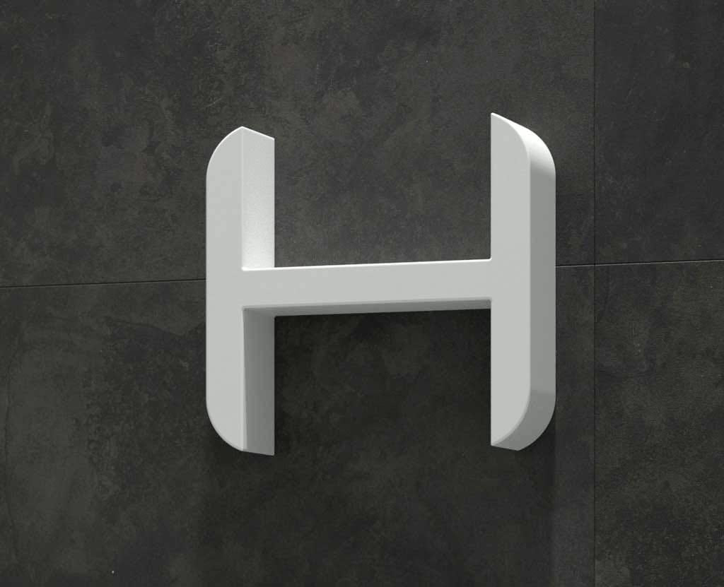Estante de baño de resina OHU en H