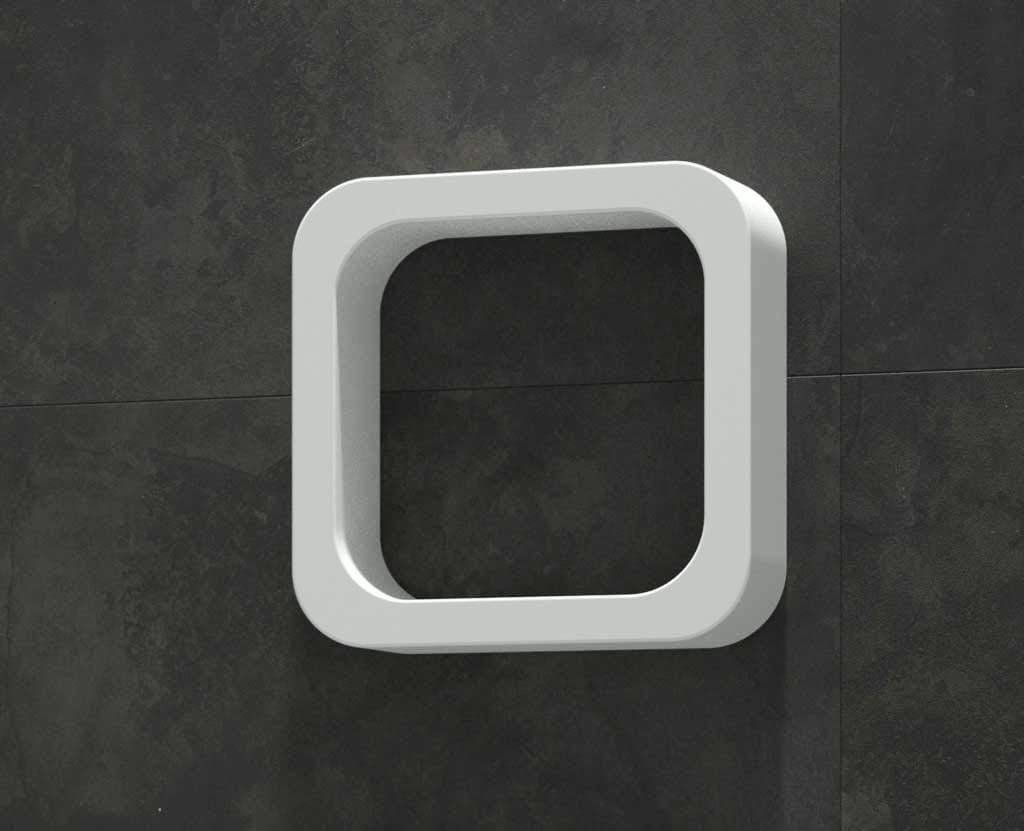 Estante de baño de resina OHU en O
