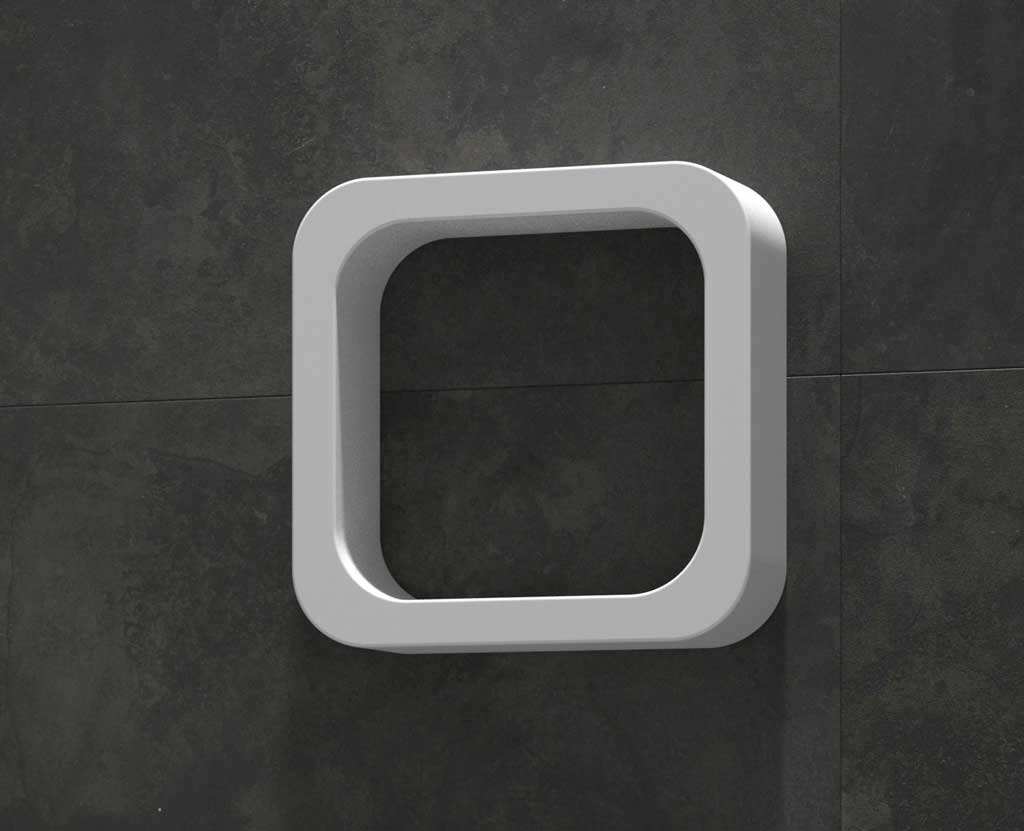 Estante de baño de resina OHU en O