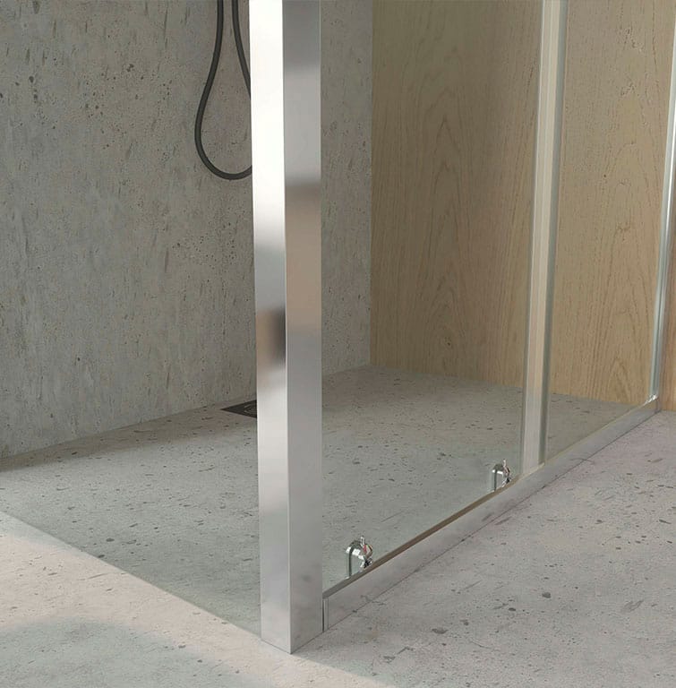 Getafe R1P - Mampara de Ducha Corredera Angular