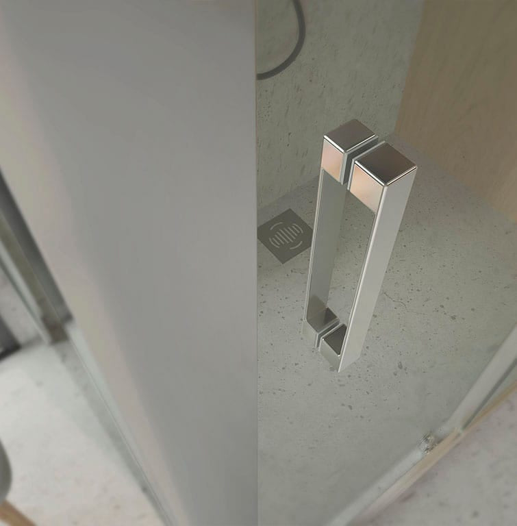 Getafe R1P - Mampara de Ducha Corredera Angular