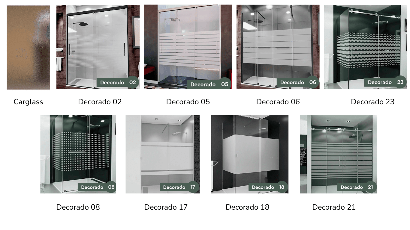 Toledo 1P2F - Mampara de Ducha Corredera a Medida