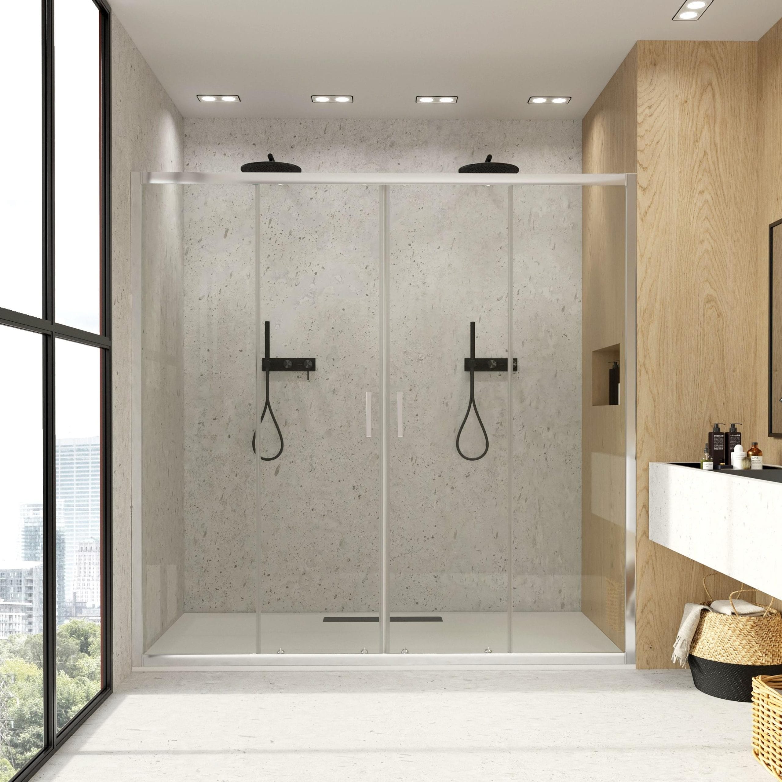 Getafe 2P - Mampara de Ducha Corredera Frontal