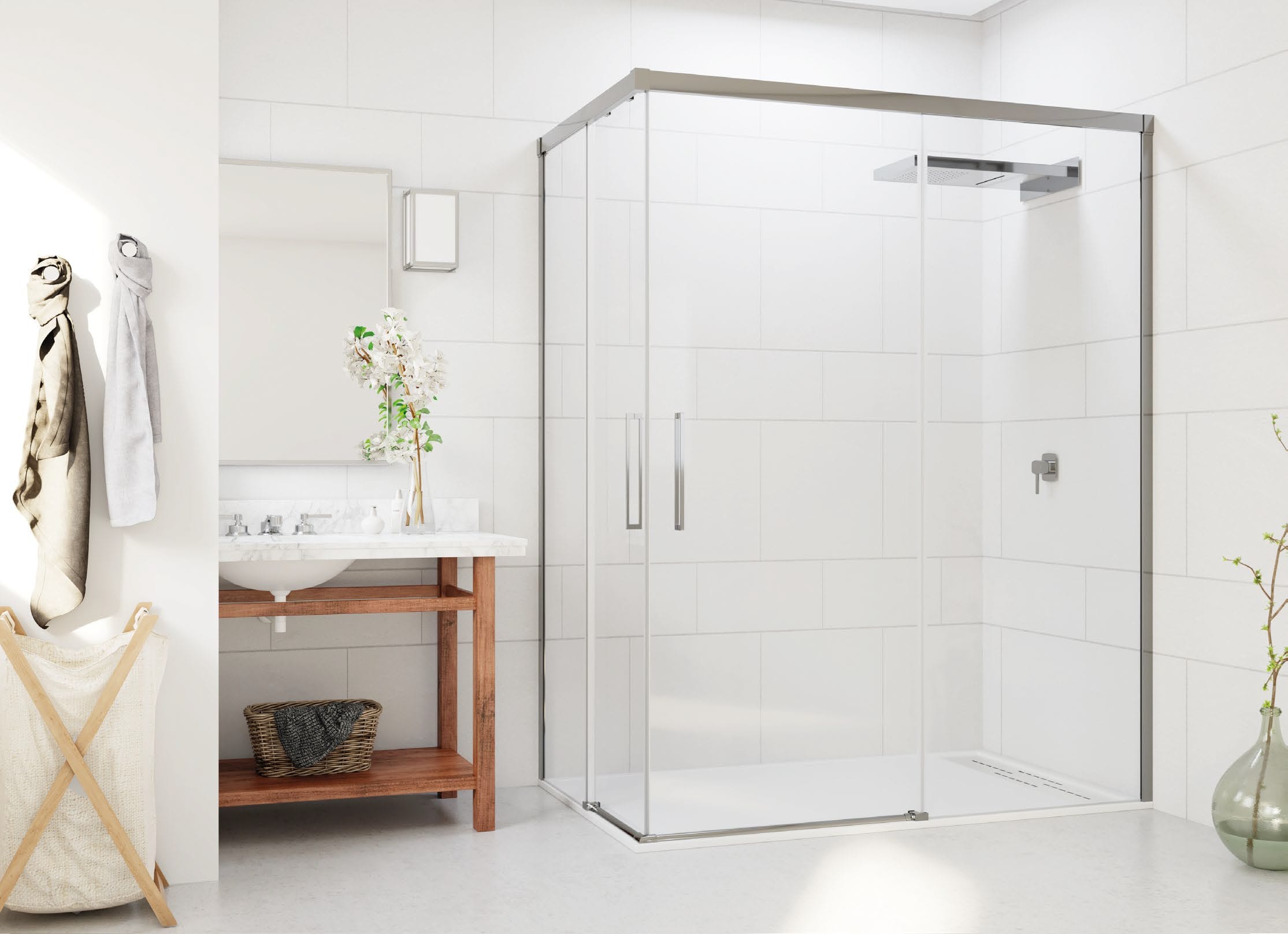 Toledo R2P Mampara de Ducha Angular a Medida