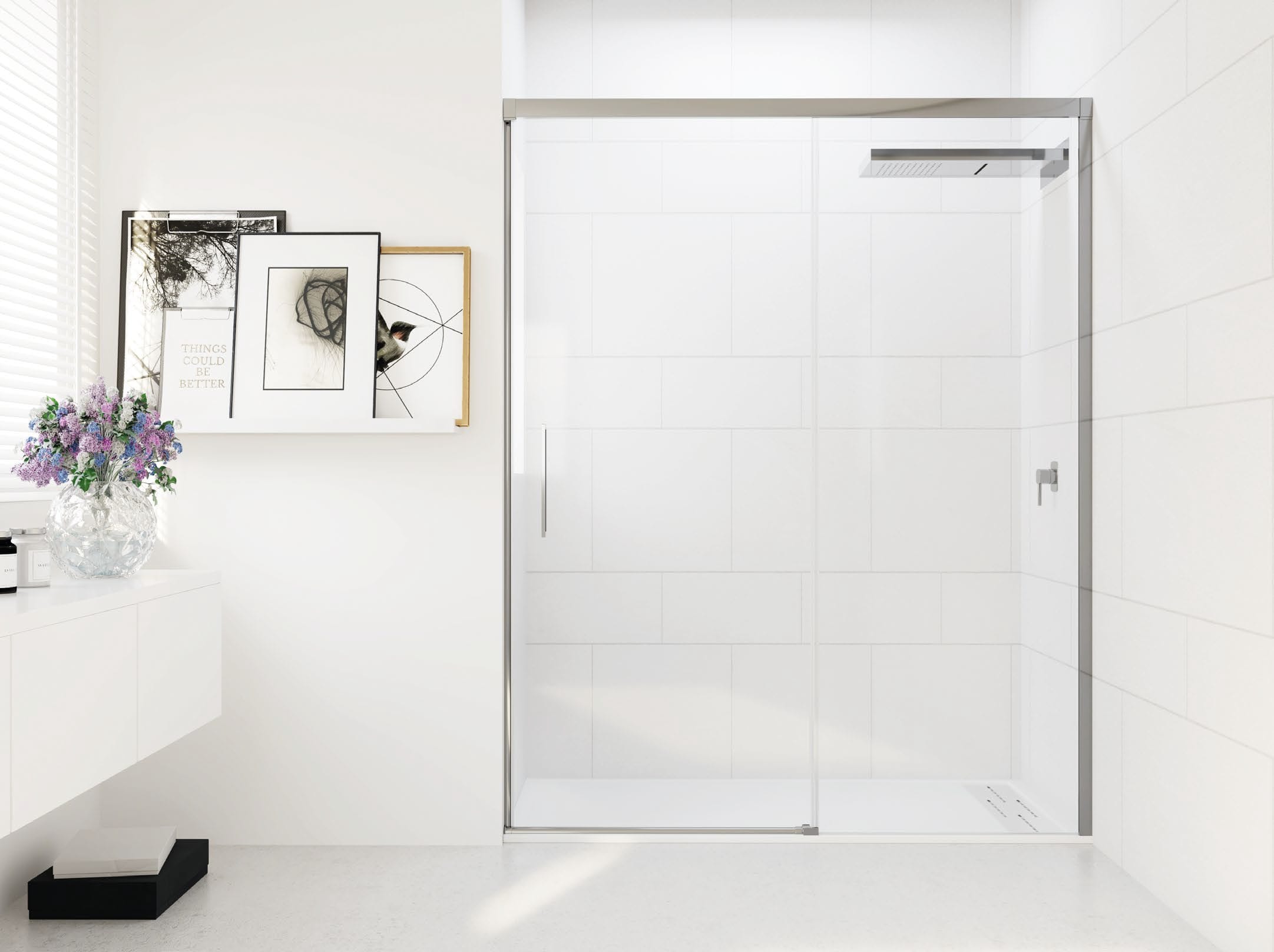 Toledo 1P - Mampara de Ducha Corredera a Medida