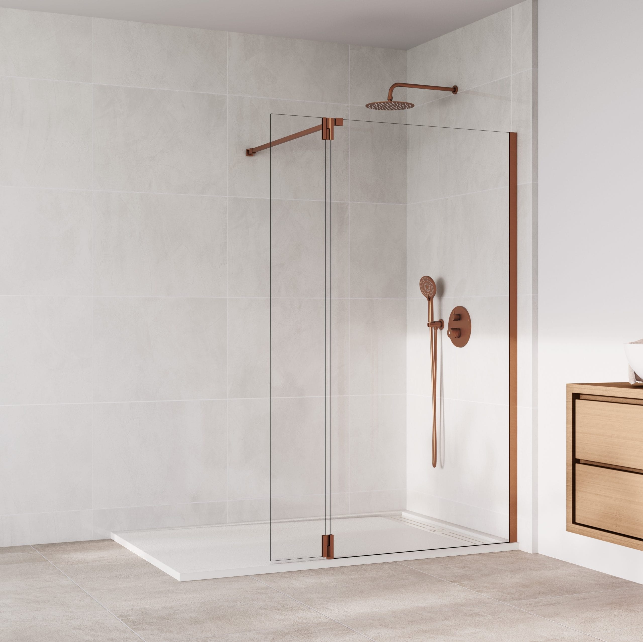 SCREEN 35 GME - Mampara de Ducha Fija y Abatible