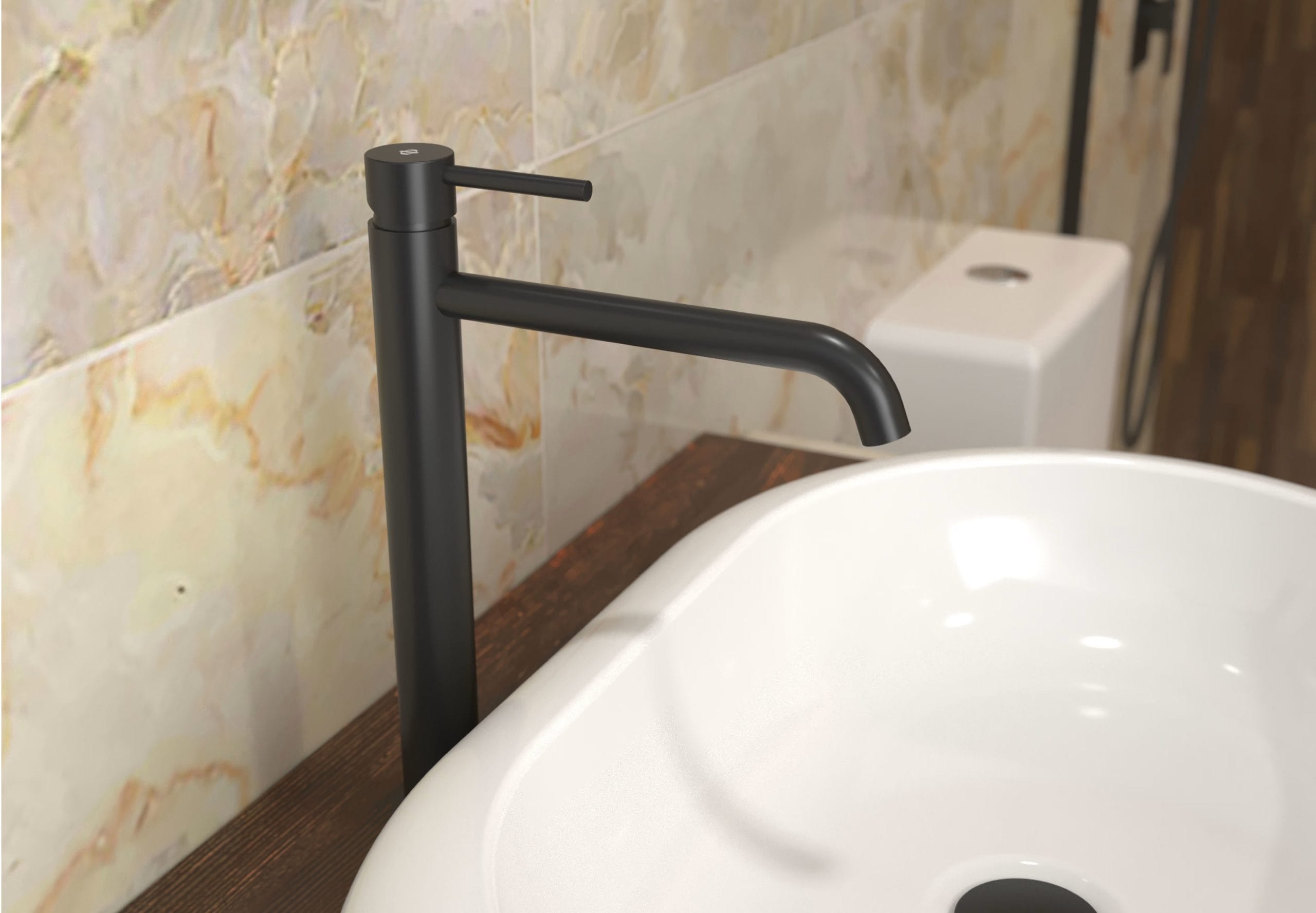 Sirio Caño Alto GME - Grifo de Lavabo Caño Alto