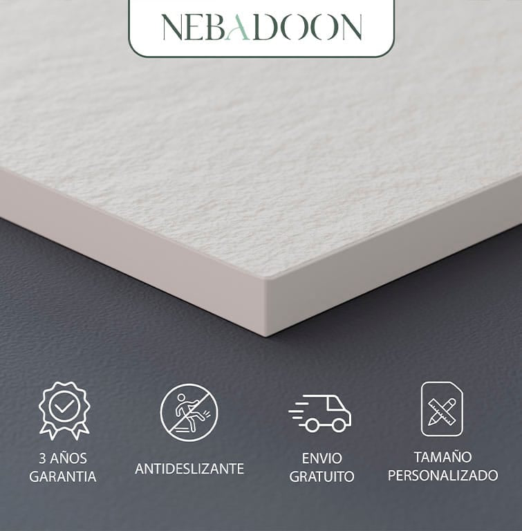 Roma II - Plato de Ducha de Resina, Antideslizante C3 y Antibacteriano