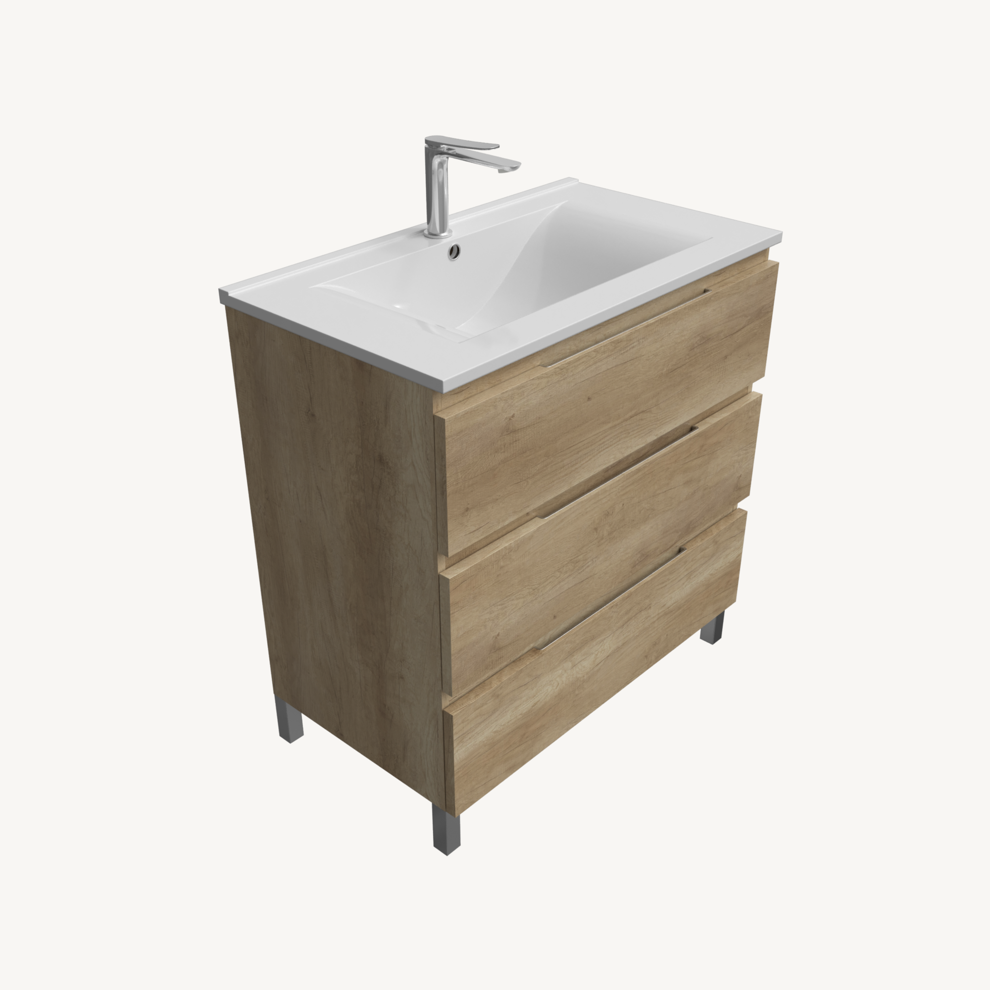 Muebles de baño con patas