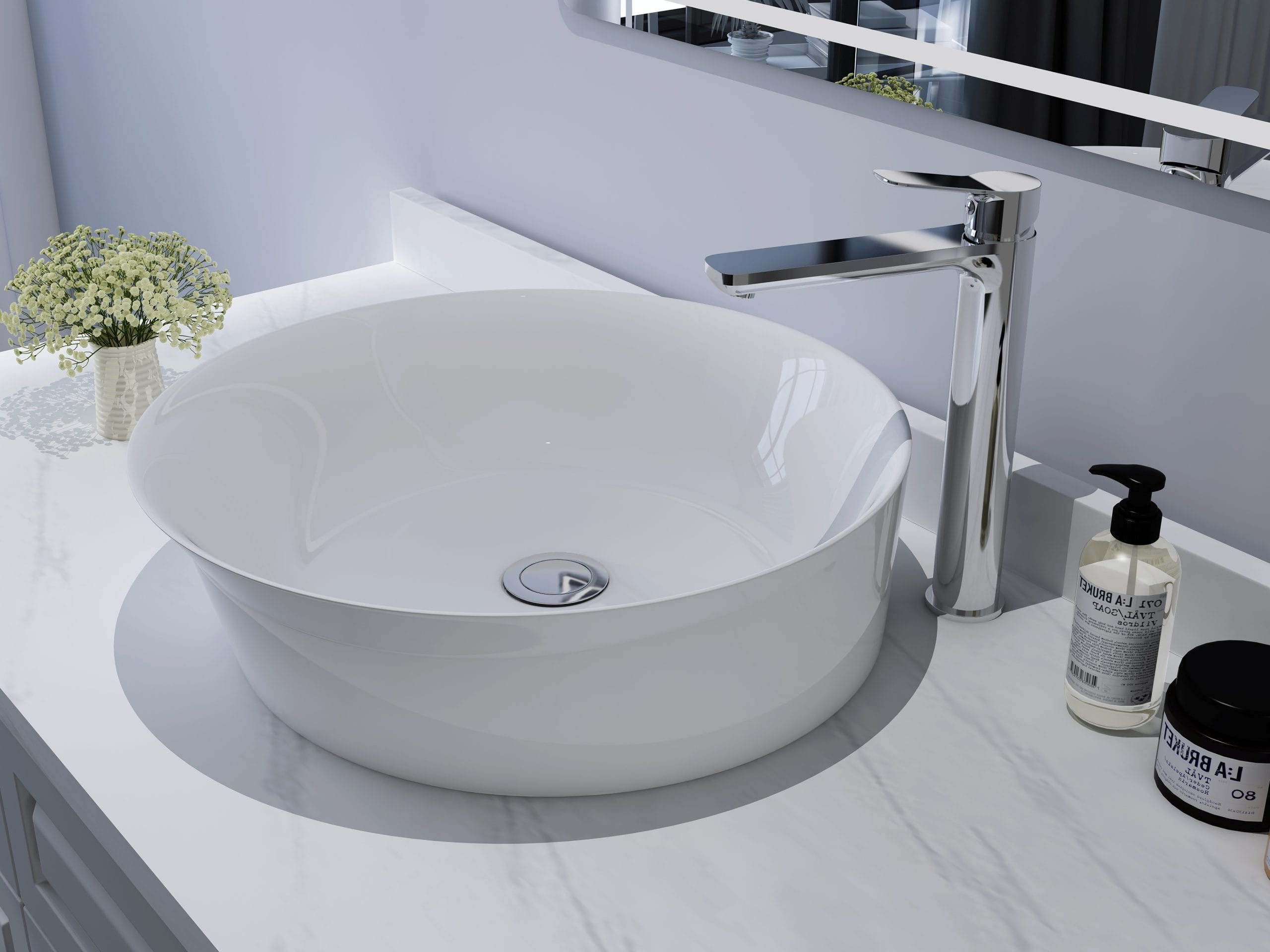 GME RHIO  Caño Alto - Grifo de lavabo caño alto