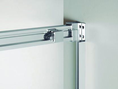 Mampara de Ducha Corredera Basic 2 Fijos + 2 Puertas Correderas