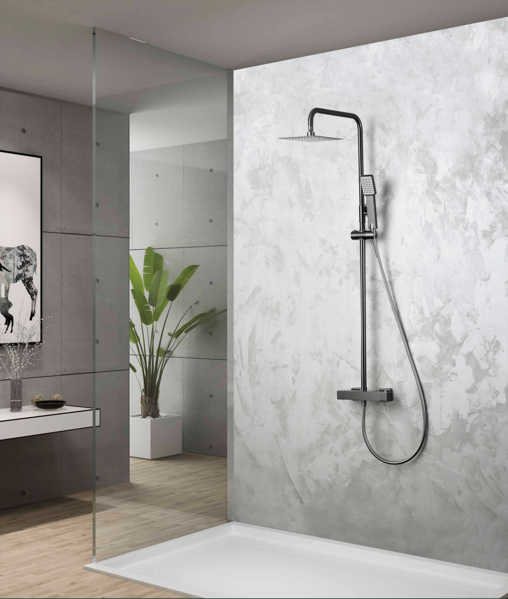 IMEX Art - Columna de ducha termostática