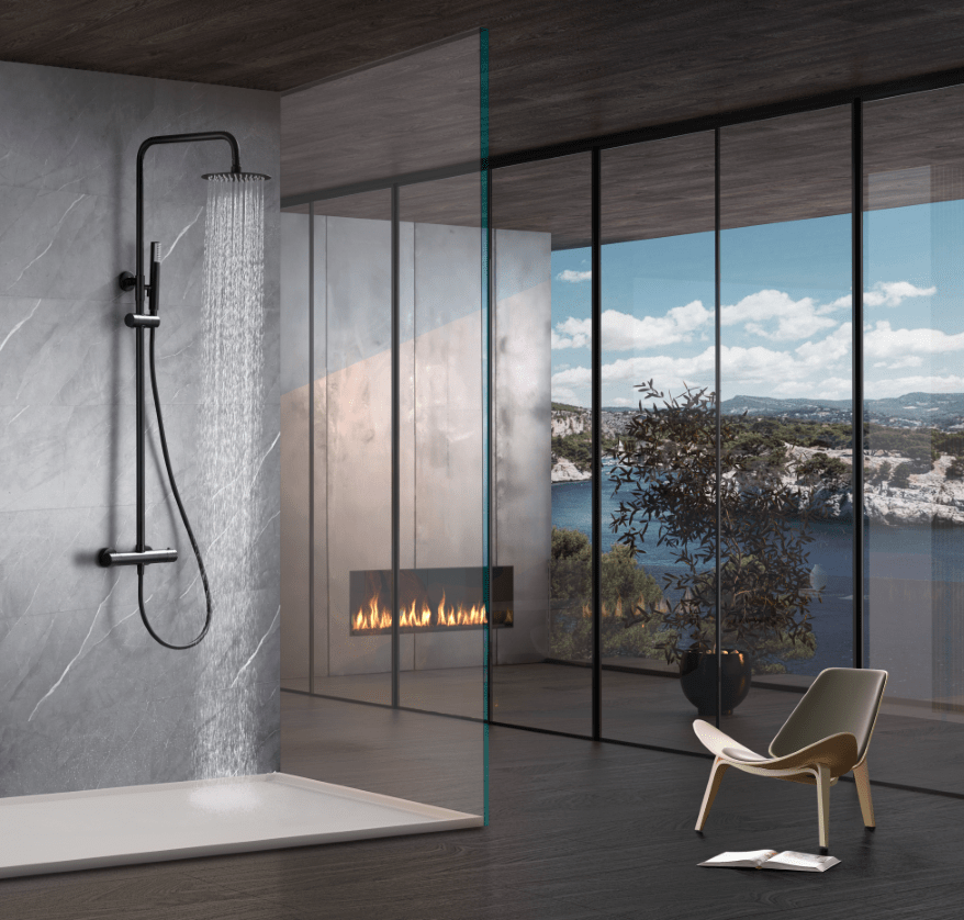 IMEX Génova - Columna de ducha termostática