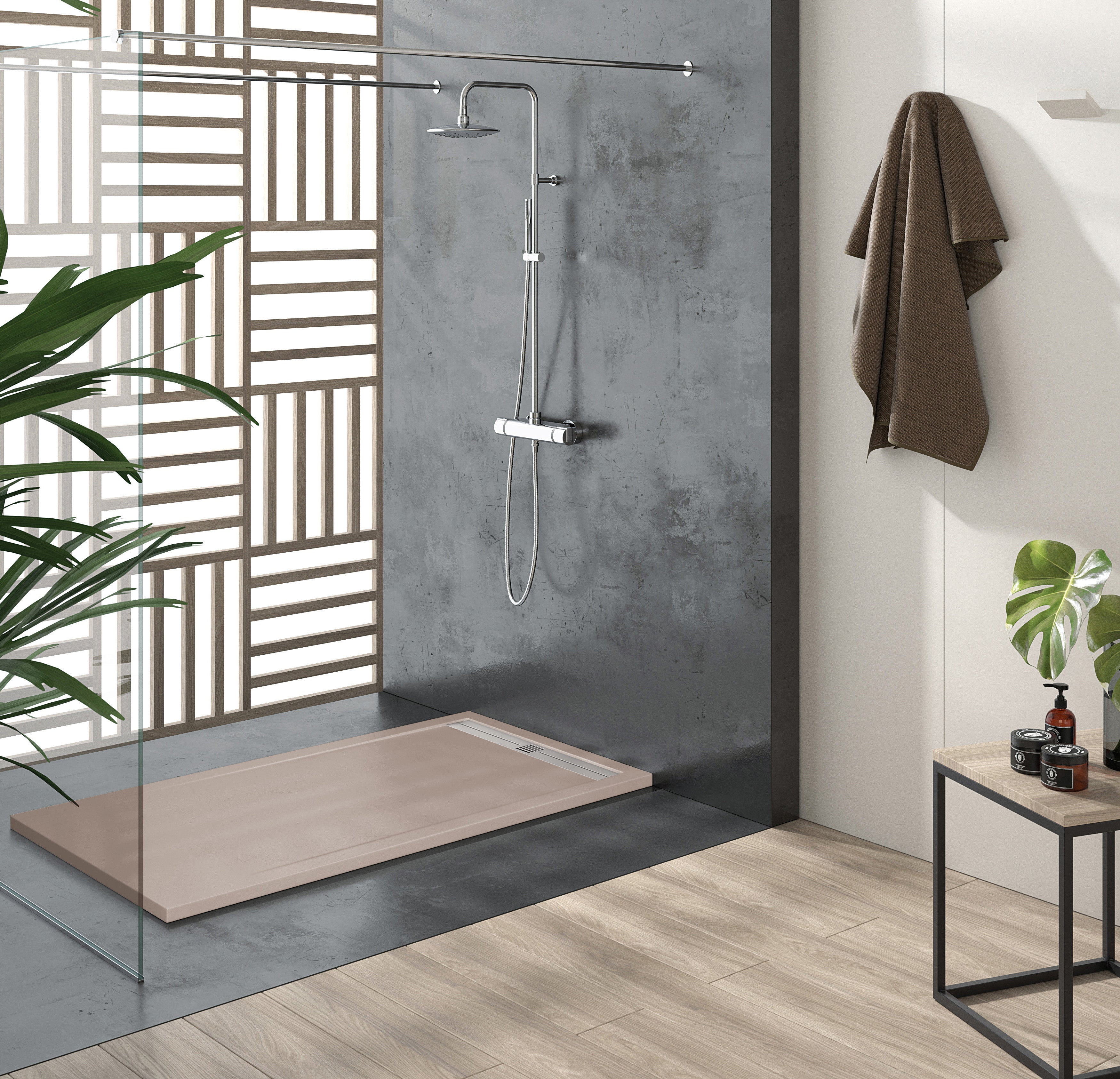 Plato de Ducha de Resina Florencia