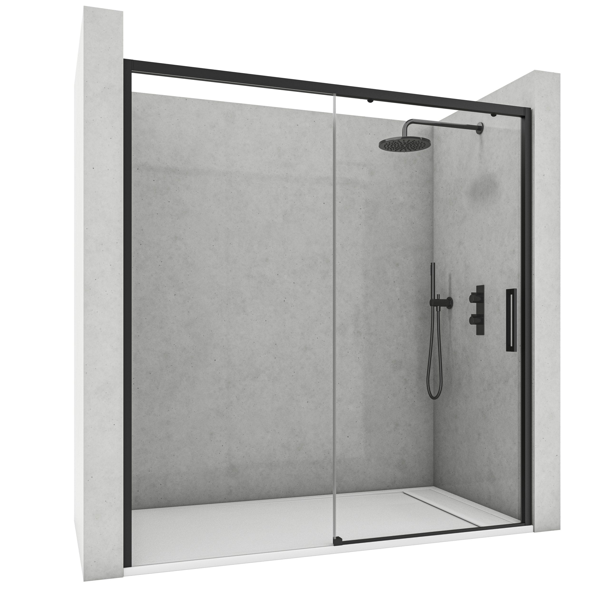 Madrid 1P - Mampara de Ducha Corredera de 1 puerta