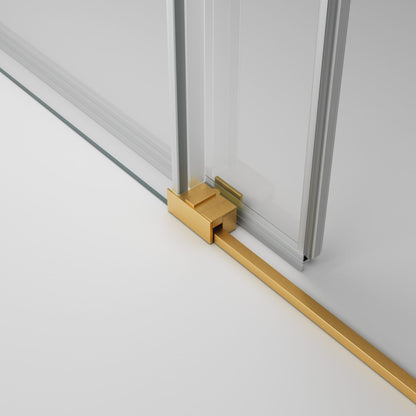 Mampara de Ducha Corredera Basic 1 Fijo + 1 Puerta Corredera