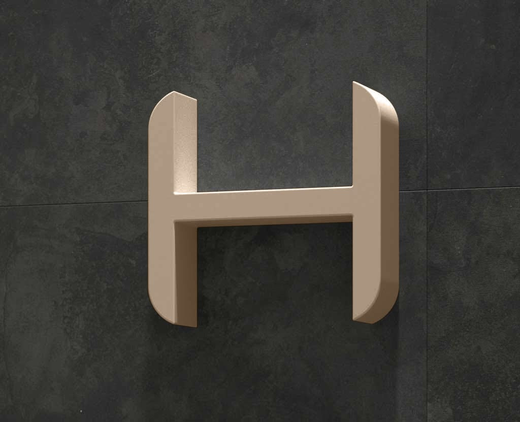 Estante de baño de resina OHU en H