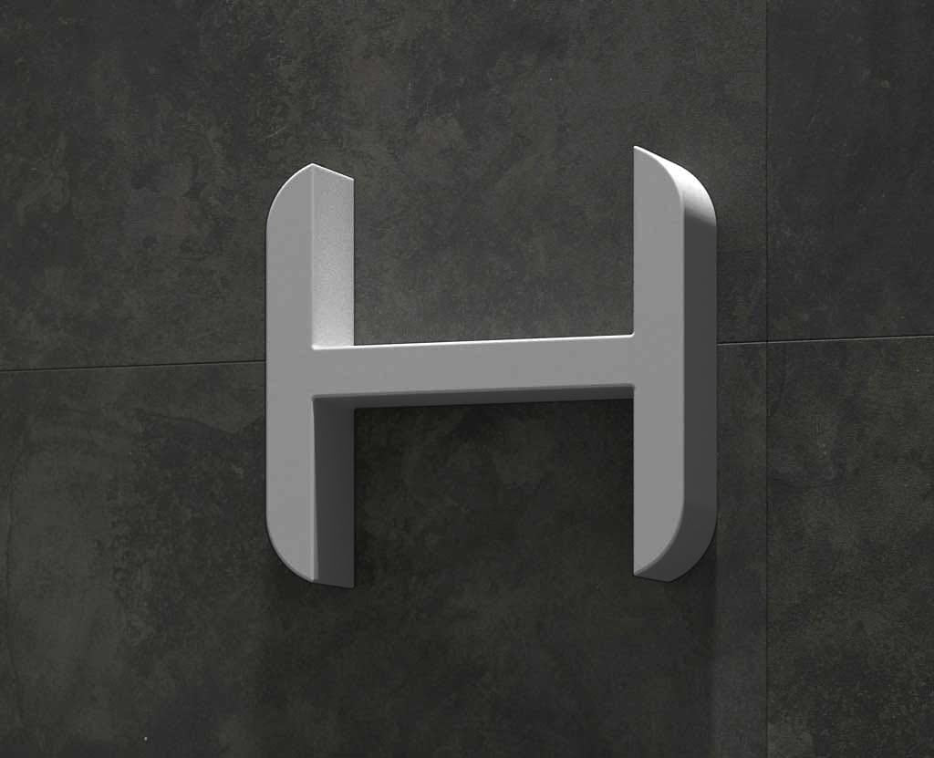 Estante de baño de resina OHU en H