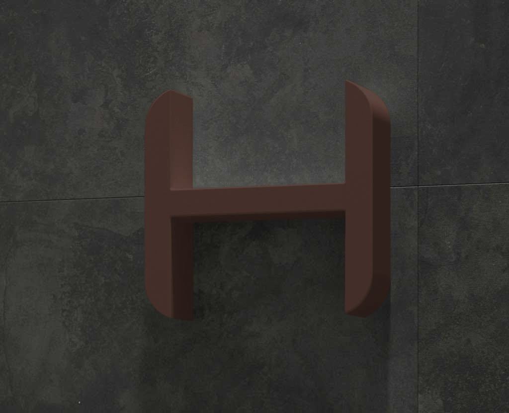 Estante de baño de resina OHU en H