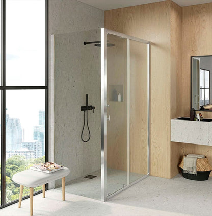 Getafe R1P - Mampara de Ducha Corredera Angular
