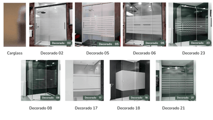 Toledo 1P2F - Mampara de Ducha Corredera a Medida