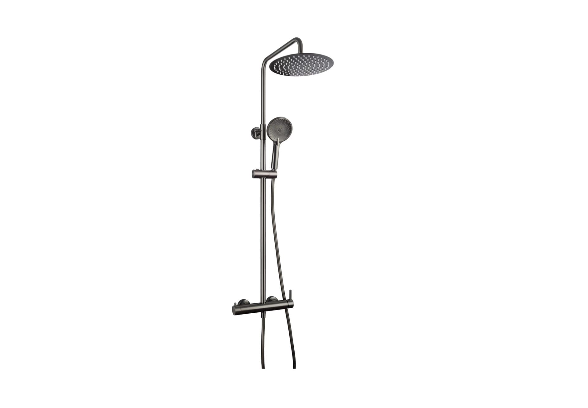 Columna de ducha monomando GME Inverter R titanio