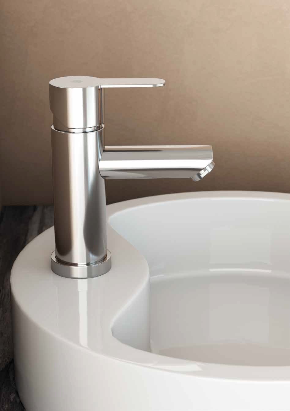 GME Iony - Grifo de lavabo Caño Bajo