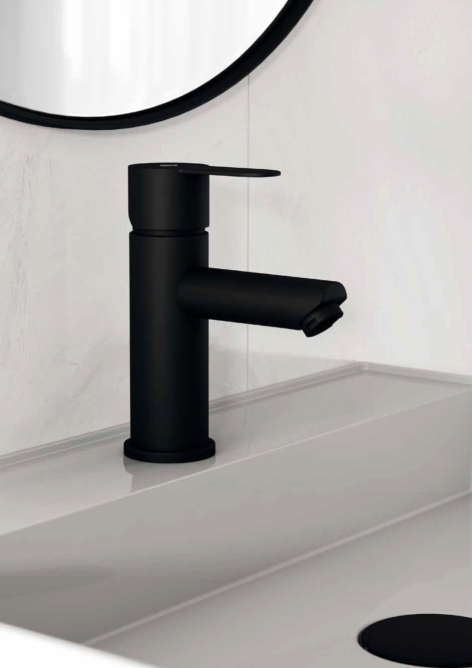 GME Iony - Grifo de lavabo Caño Bajo