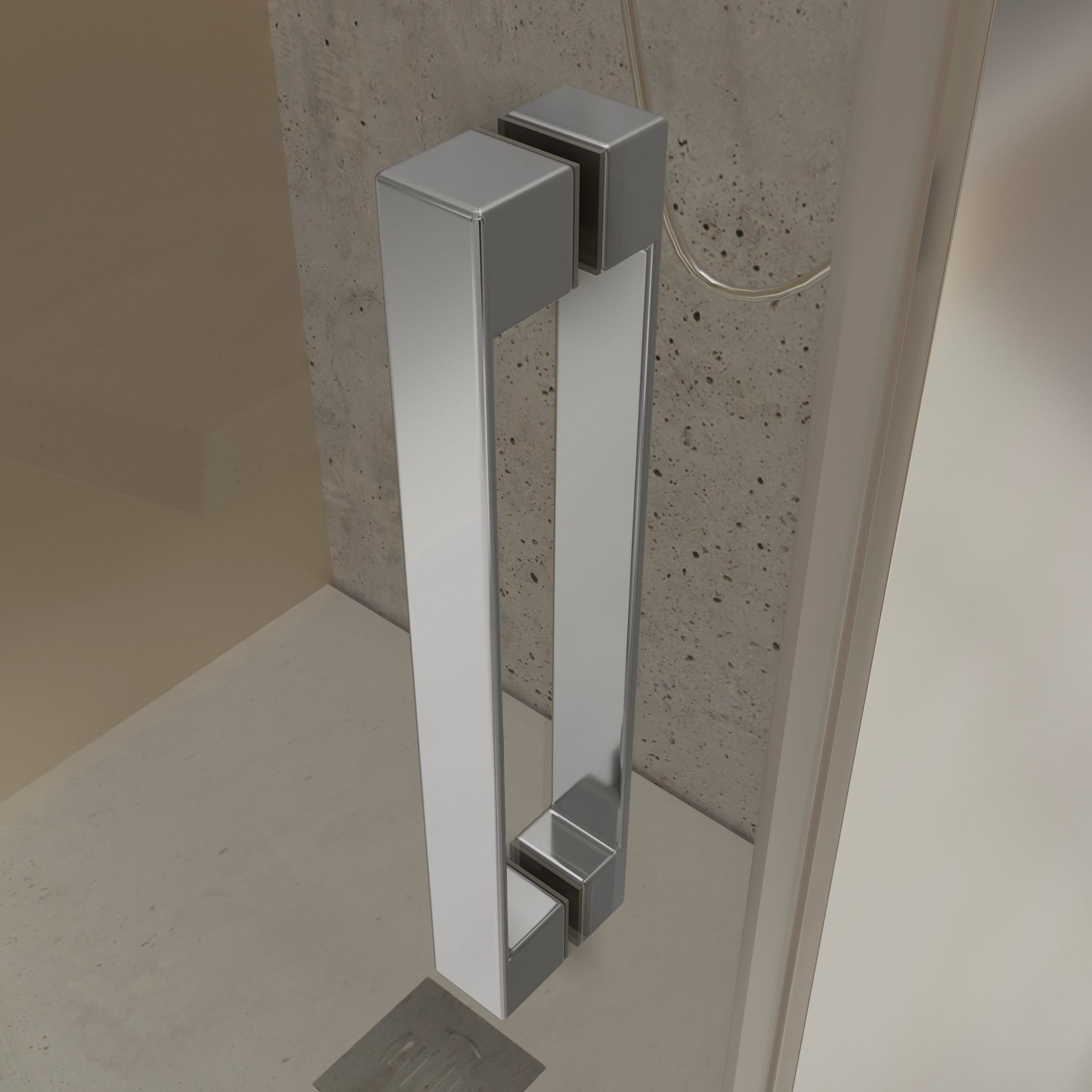 Madrid R2P - Mampara de Ducha Corredera Angular con 2 puertas reversibles