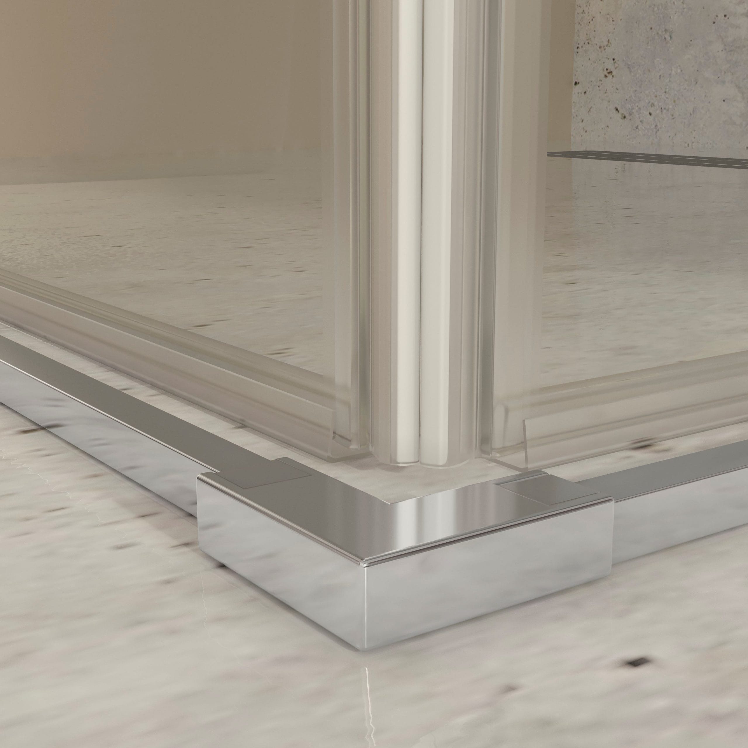 Madrid R2P - Mampara de Ducha Corredera Angular con 2 puertas reversibles