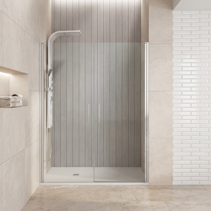 Mampara de Ducha Frontal 2 Puertas Abatibles – Open Combi I