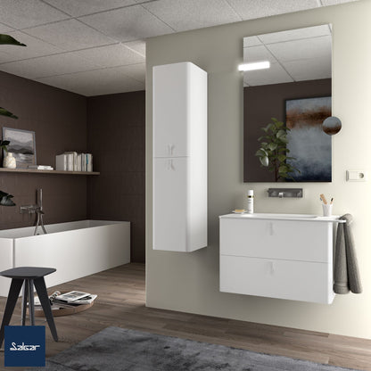 Mueble de baño suspendido Cinca L-S acabado blanco 80 cm