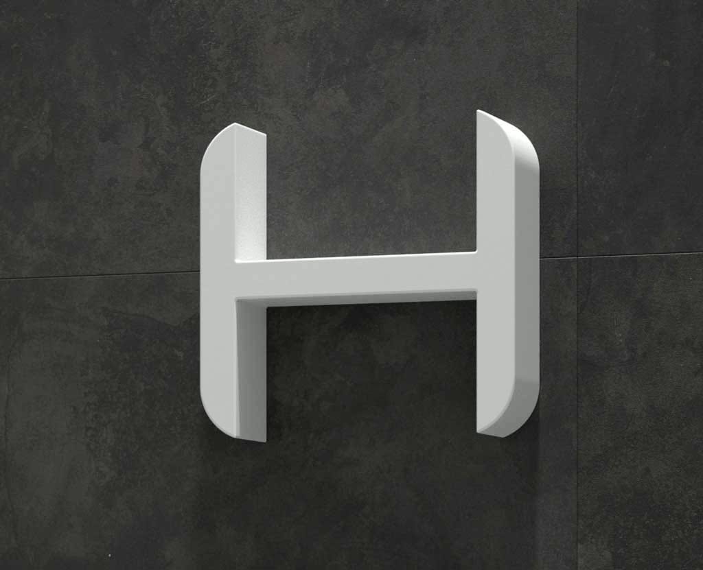 Estante de baño de resina OHU en H Estante de baño de resina OHU en H